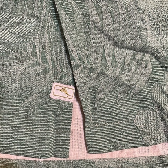 Tommy Bahamas Mens Silk casual button down micro line floral shirt NWT Sz med - Picture 4 of 6